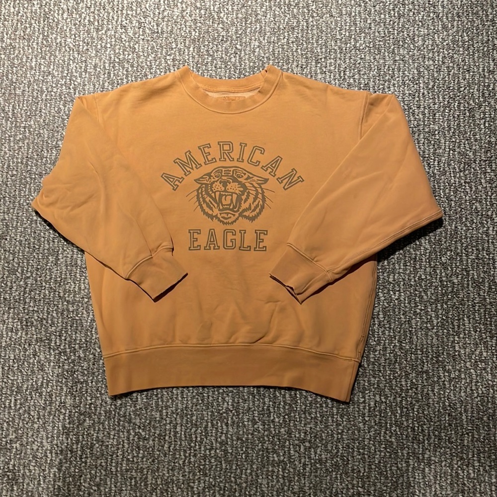 American eagle orange crewneck